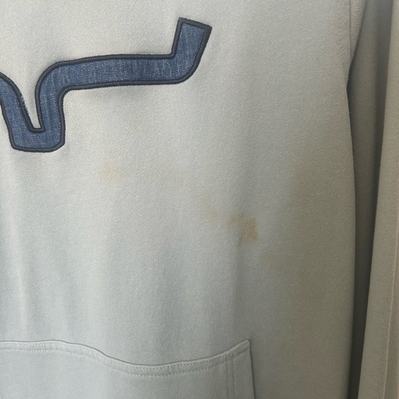 Kimes Ranch Light Blue Hoodie with Navy Logo!! - Picture 5 of 6